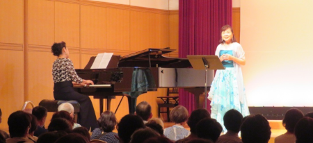 歌 藤井博子 伴奏 松永昌子写真